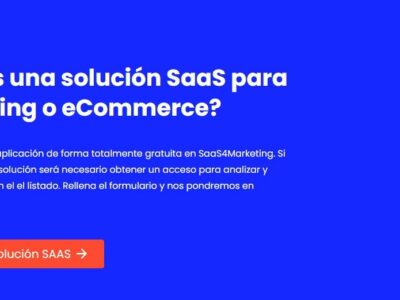 SaaS4Marketing.com, un compendio de herramientas de eCommerce y marketing digital