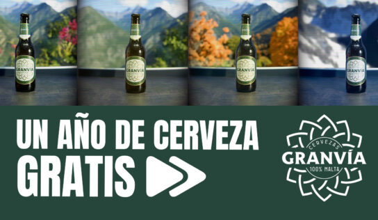 Cervezas Gran Vía ofrece la posibilidad de conseguir un año de cerveza gratis