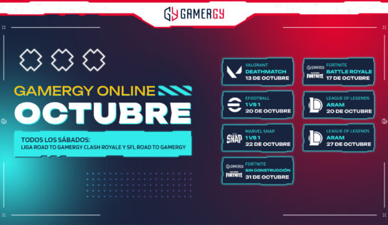 Octubre con O de ocio: más de 5 torneos online este mes para estar en GAMERGY 2023