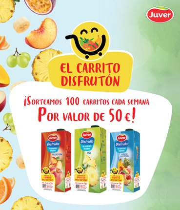 Juver lanza «El Carrito Disfrutón», su nueva campaña para ayudar a las familias con 45.000€ en premios