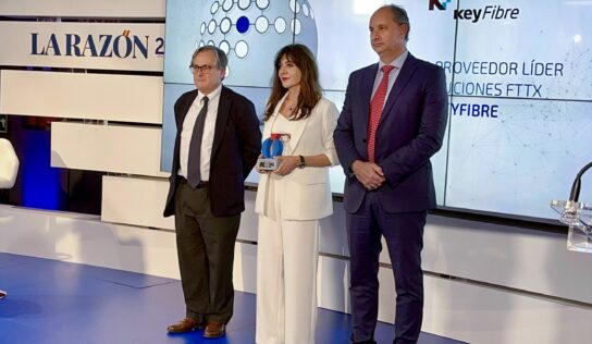 KeyFibre premiada por La Razón como proveedor líder en soluciones FTTX