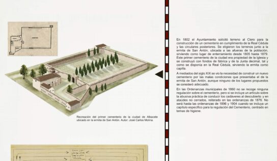 La exposición ‘Panteones: arquitectura para el recuerdo’, hasta el 24 de noviembre, en la demarcación de Albacete del COACM