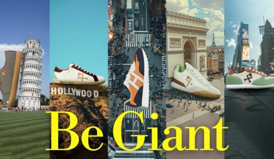 Las zapatillas de Harper & Neyer invaden las calles en su campaña «Be Giant»