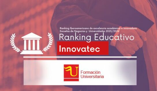 Formación Universitaria incluida en el Ranking Educativo Innovatec