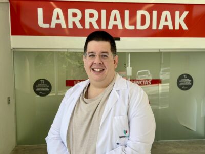 La afluencia de pacientes en el servicio de Urgencias de Policlínica Gipuzkoa aumenta de sábado a lunes, especialmente entre jóvenes de 15 a 24 años