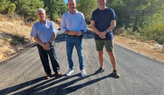 Cereceda estrena un mejorado camino a la Ermita de San Roque, en sus fiestas patronales