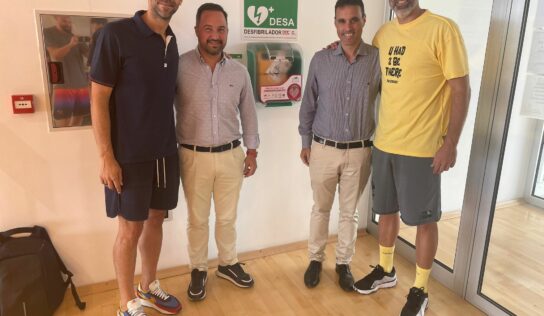 El centro deportivo «Pabellón Training Center Higuerón» se dota de cardioprotección para clientes y vecinos gracias a Almas Industries