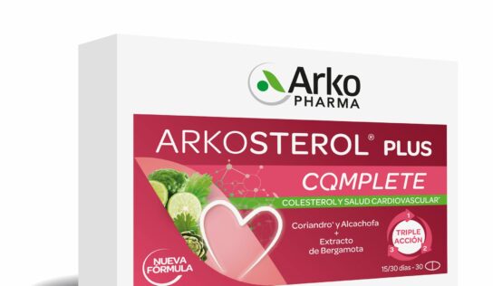 Arkopharma presenta Arkosterol Plus Complete para celebrar el Día Mundial del Corazón con una mejor salud cardiovascular