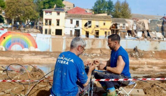 Avanza Fibra recuperará en las próximas horas el 100% de la red propia de internet devastada por la DANA