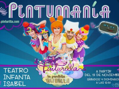 Vuelve Pinturilla y la Pandilla Vainilla con Pintumanía: música, color y diversión para toda la familia