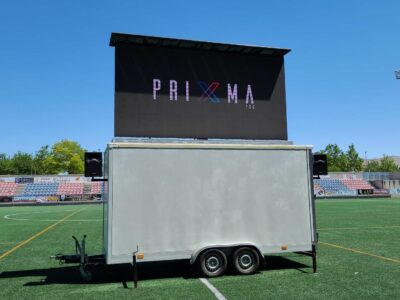 PRIXMAPRO cuenta con la única pantalla LED móvil para alquiler en Aragón