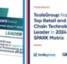 ToolsGroup es reconocido como líder tecnológico por QKS Group en SPARK Matrix™ 2024