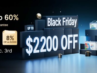 Redodo lanza su gran venta de baterías para Black Friday con descuentos de hasta el 60%