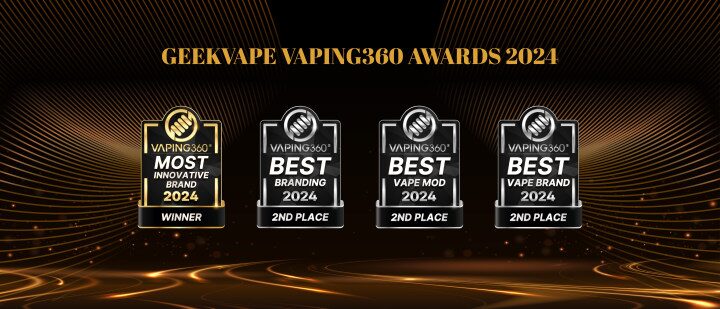 Geekvape gana a lo grande en los Premios Anuales 2024 de Vaping360