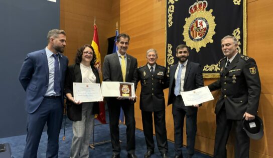 Euronet galardonada por la Policía Nacional con el ‘Premio Mención Honorífica’