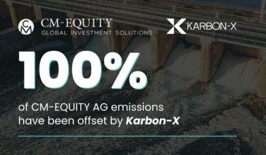 CM-Equity AG se asocia con Karbon-X para compensar el 100% de sus emisiones